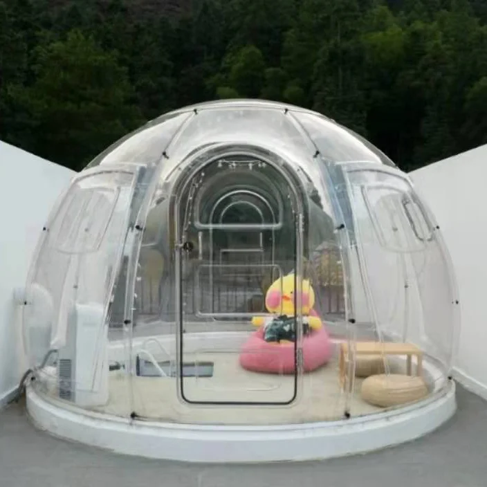 Clear Wholesale Price Bubble Transparent luxury tents hotel PC Domes Polycarbonate Starry Sky Bubble Room