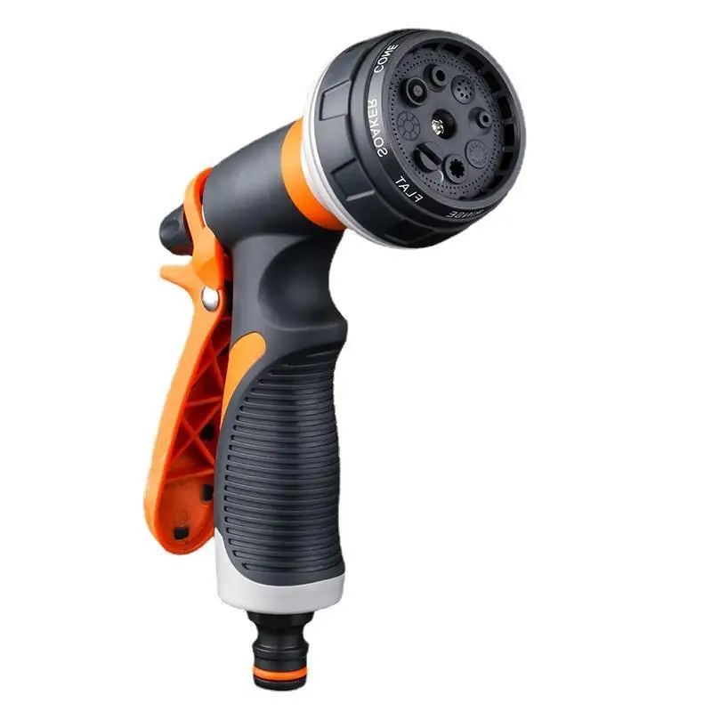 Multi Plastic Water Spray Gun Nozzle Set Car Washer Water Spray Gun Lance Nozzle Weapon For 8 Functions Hose Garden Sprayer
