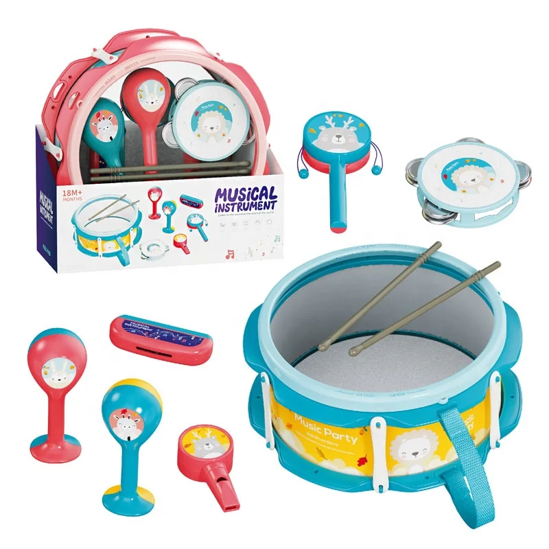 Kids toy drum play set jazz drum toy musical instrument for toddlers