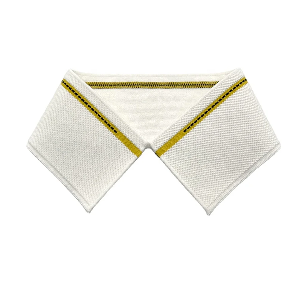 ODM high quality Double-sided Jacquard Knitted Rib Collar for Sportswear and Fashion polo shirts