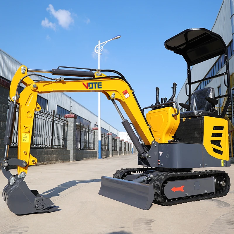 Mini Excavator 1 Ton EPA Farm Used New Crawler Digger Kubota Engine Chinese  1 ton 3.5 ton Machine Excavator Mini