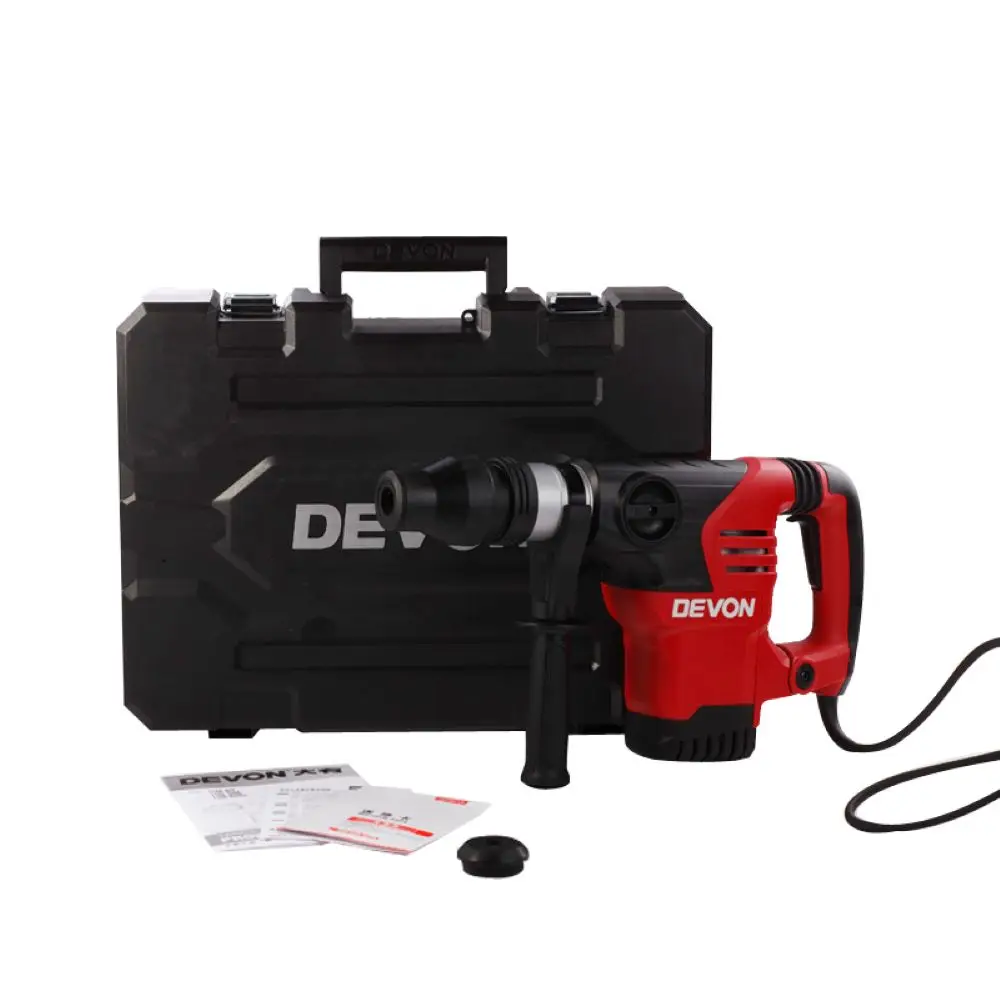 DEVON 1108-40DH 40mm Rotary Hammer 1150W SDS-Hexagon Wireless Drill Machine Hammer Rotary
