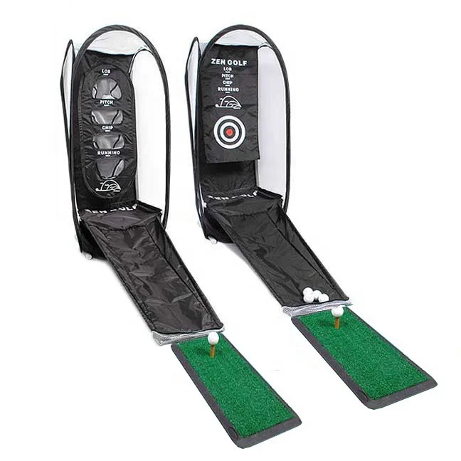 E-commerce One-piece Drop shipping Professional Indoor and Outdoor Portable Golf Net Hitting Practice Net with golf mat