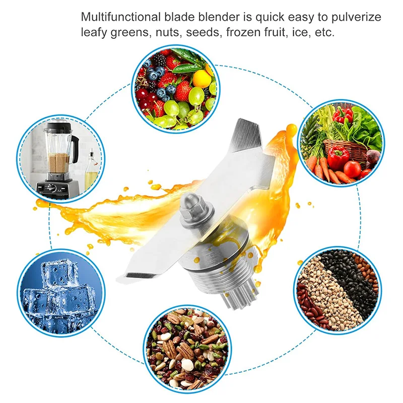 Heavy Duty one-piece Blades Blender Blade Compatible With VT 15990 Blade VT Blender 64 oz and 32 oz Containers
