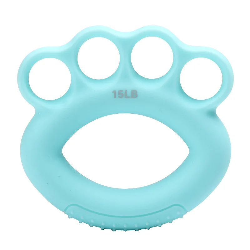 Silicone Four-Finger Grip Strengthener Bump Massage Ring Hand Rehabilitation Training Silicone Grip Ring Finger Movement