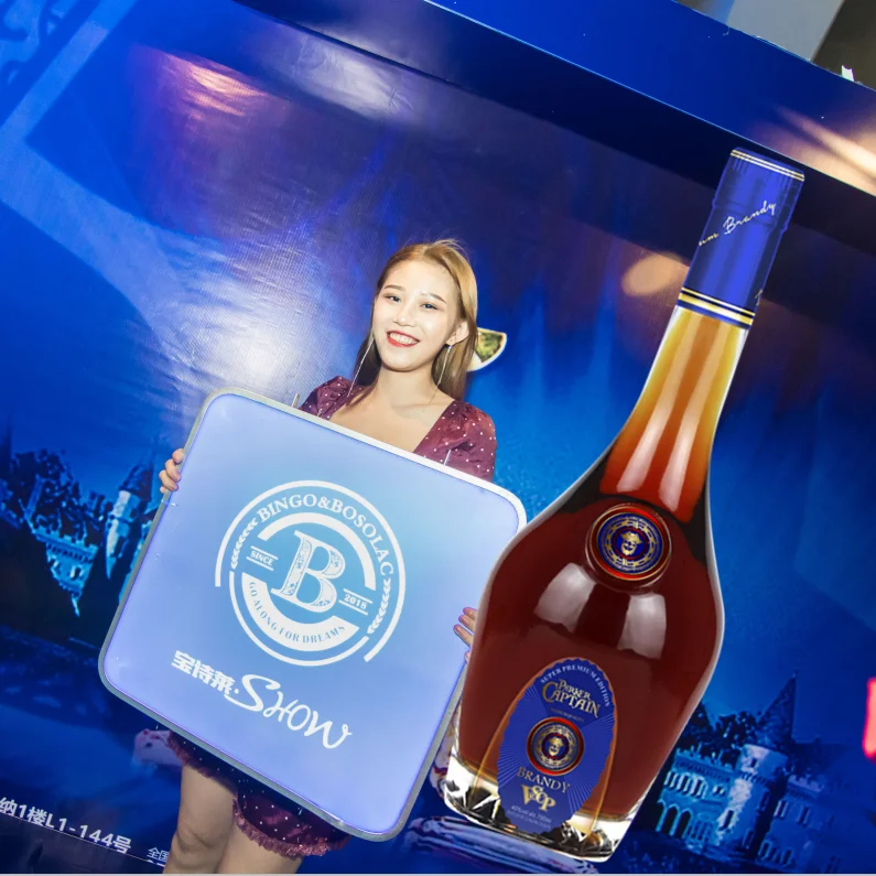 Top Sale Parker Captain brandy VSOP Original 40% Grape Brandy liquor factory