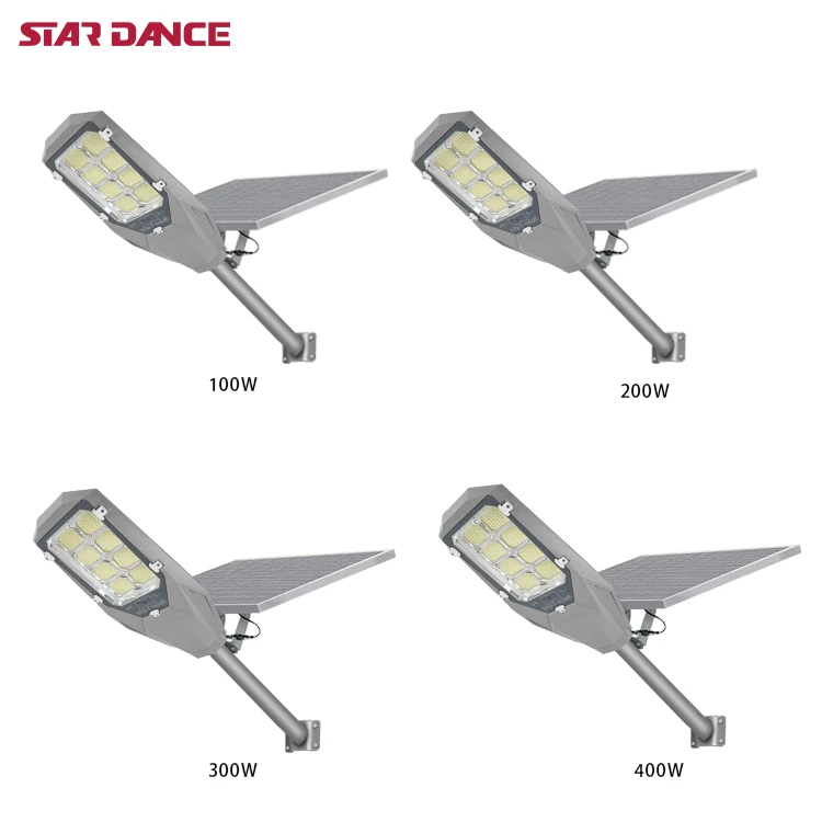 Star Dance Module Designed High Power Landscape Waterproof Ip65 100W Outdoor Led Solar Street Light