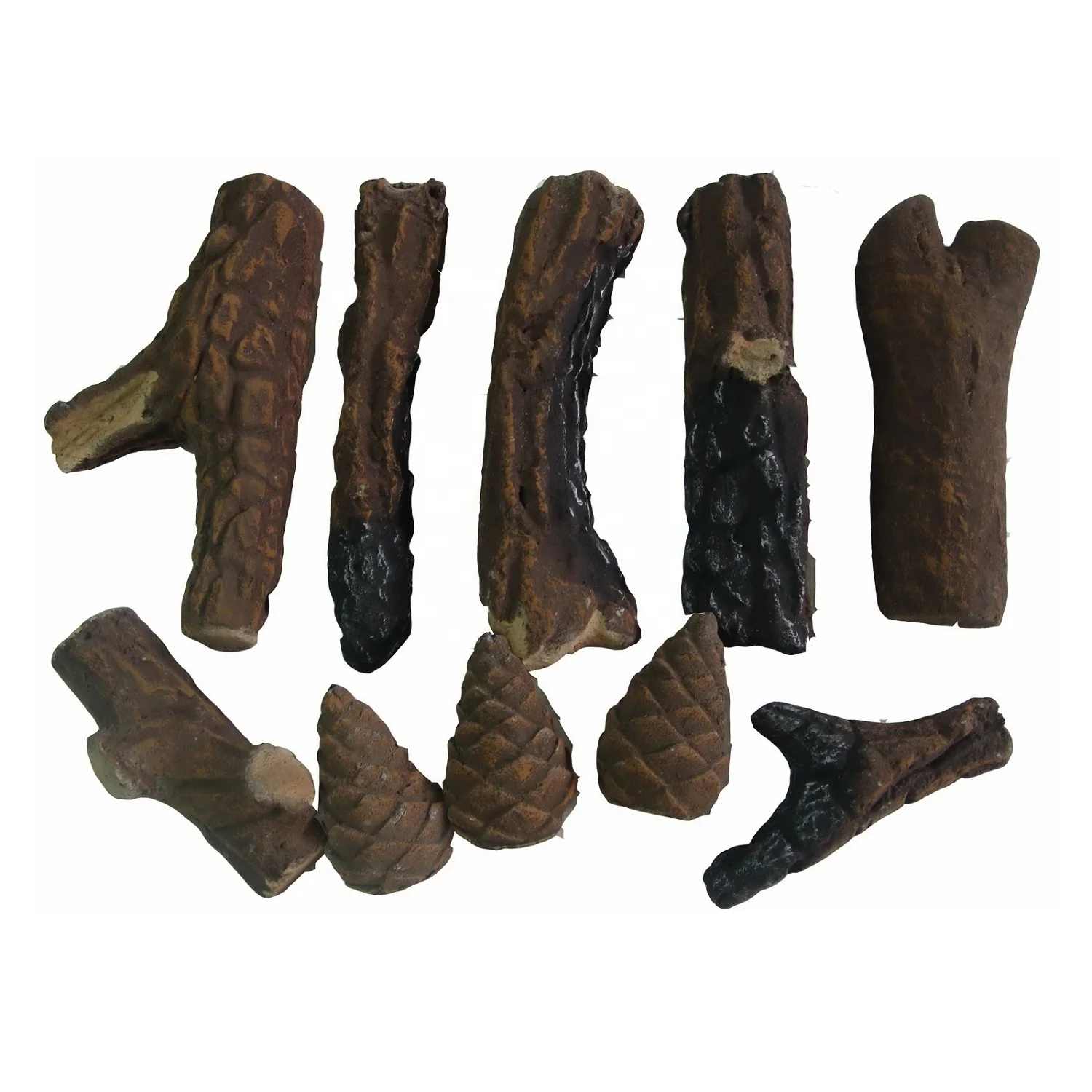 Fireplace Gas Log Ceramic Gas Fires Log S08-48