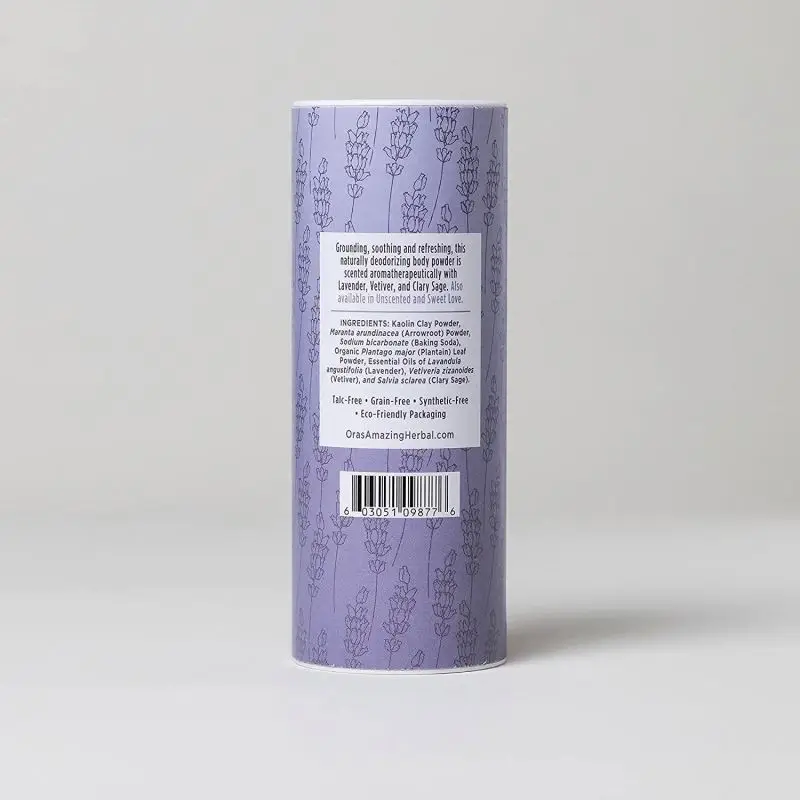 Органическая не Розничная торговая марка, наклейка, оптовая продажа, органический туалет для тела, индивидуальный натуральный аромат, детский тальковый порошок