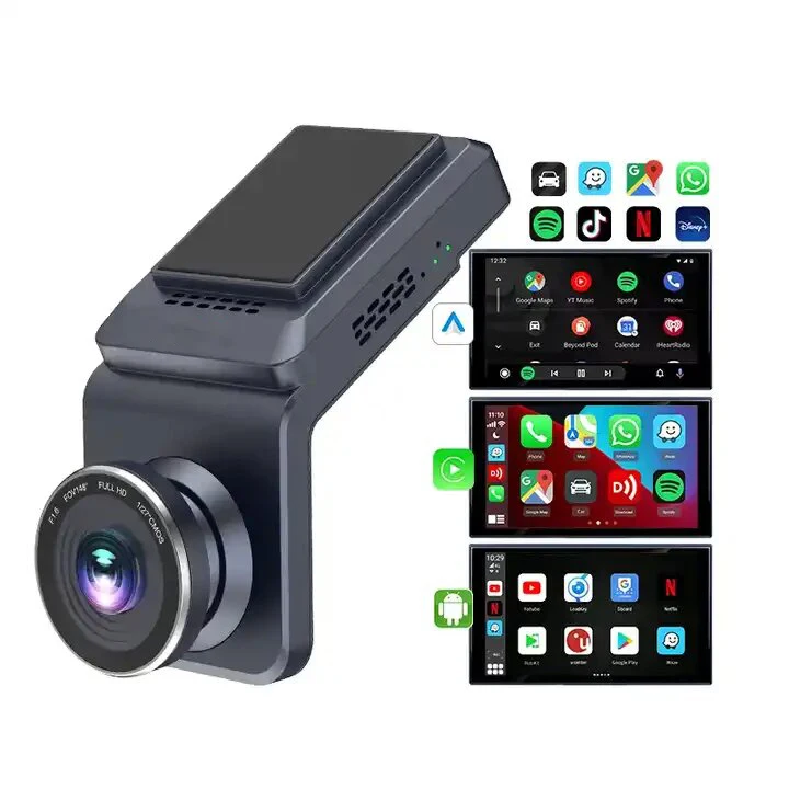 portable carplay screen driving recorder 2 million pixels 4G+WIFI Netflix Youtube Android Auto functions