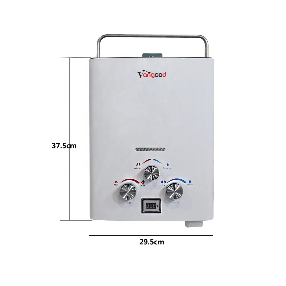 Rv Camping Natural Gas Tankless Water Heater Instant Smart Hot Water Shower Outdoor Portable 6l Gas Water Heater