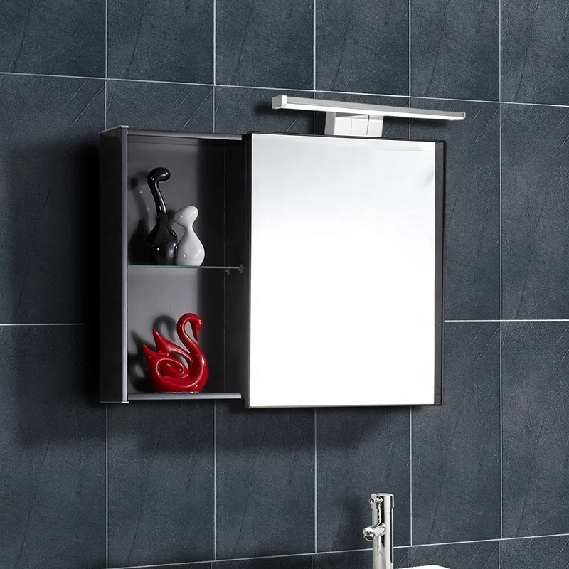 Wholesale IP44 Waterproof Aluminium Chorme LED Vanity Makeup Mirror Wall Light for Bathroom