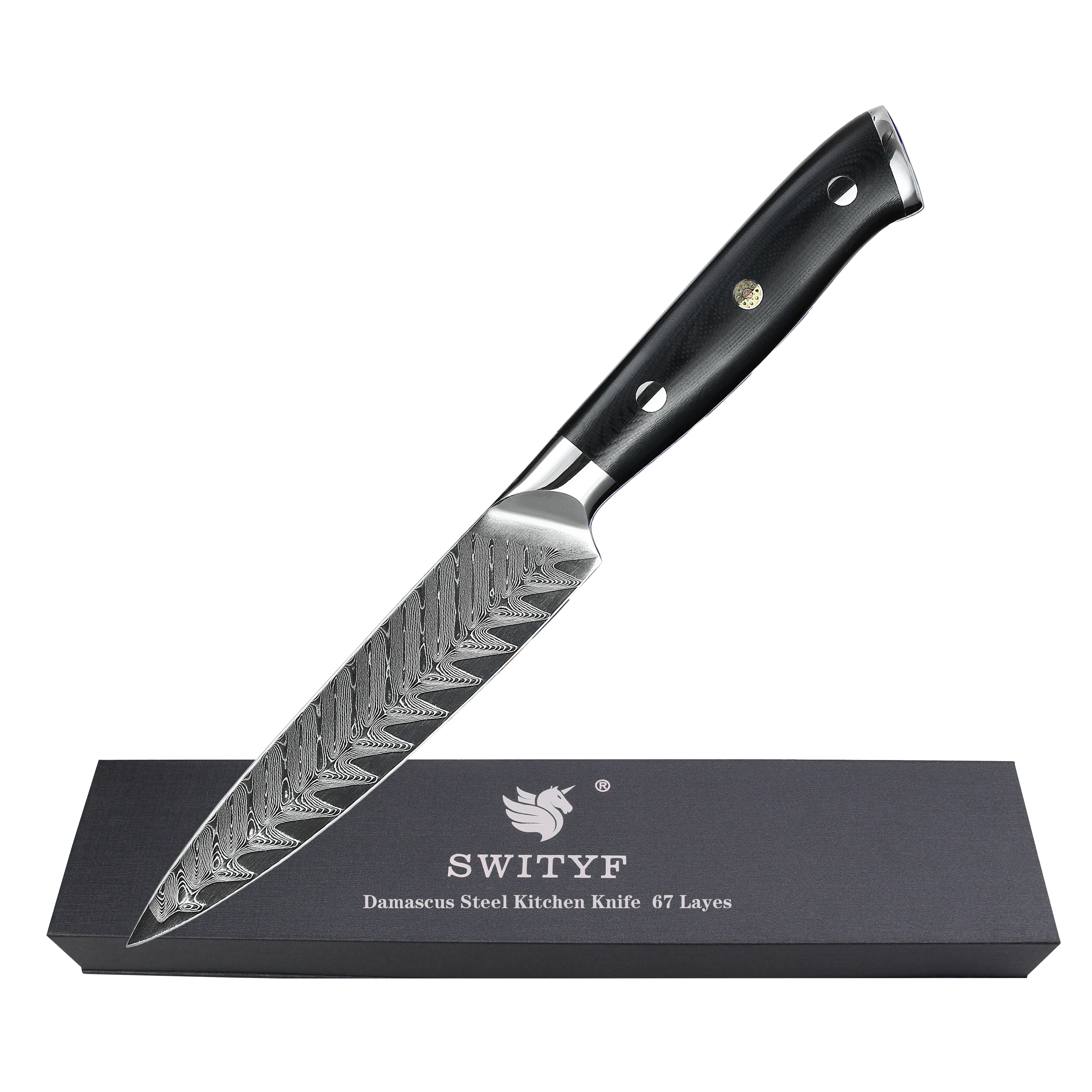 Professional Damas AUS10 Vegetables Meat Utility Knives