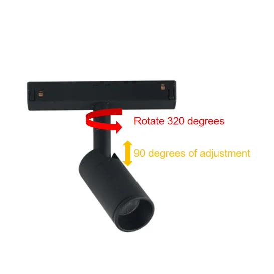 Wholesale Retail High End Safety Voltage Dc48v Flushed Recessed Trimless Magnetic Led Lights Track Magnetic Spot Light Track