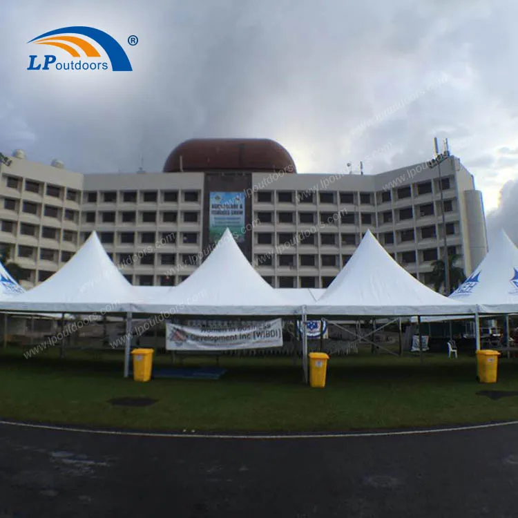 windproof high peak aluminum pagoda gazebo tent for outdoors party event in Europe