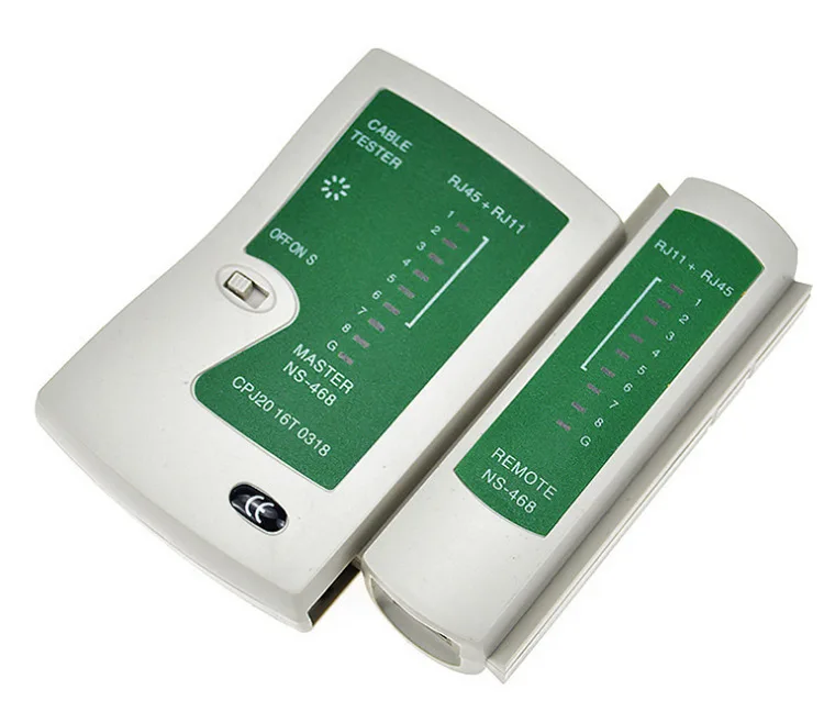 Тестер сетевого кабеля RJ45 RJ11 Cat5 Cat6 для LAN-кабеля