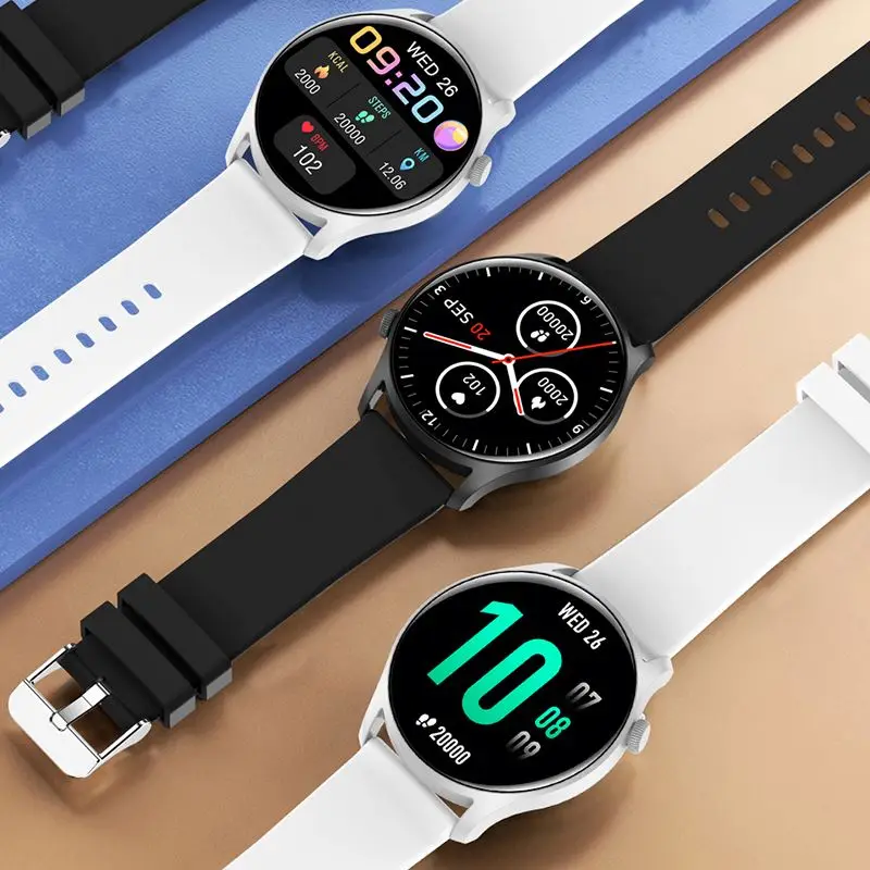 KC08 Full Touch Screen Fitness Tracker men reloj smart watch For Android iOS ladies watches blood oxygen Smartwatch