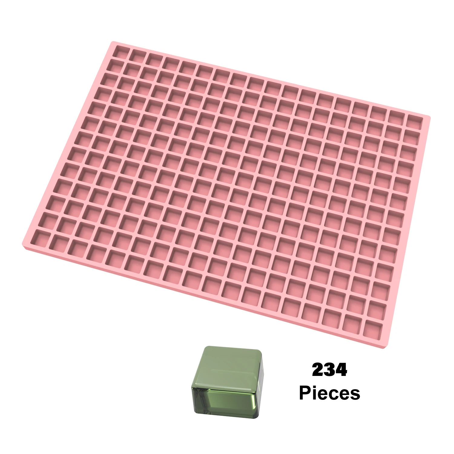 YONGLI Custom Silicone Mini Hard Coin Candy Molds Non-Stick Square Gummy Molds for Gummy Depositor