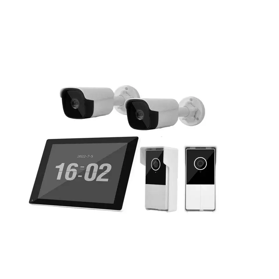 Custom Videocitofono Monitor Touch-Screen Wifi Intercom System Blink Video Doorbell With Home Security Cctv 1080 P Camera