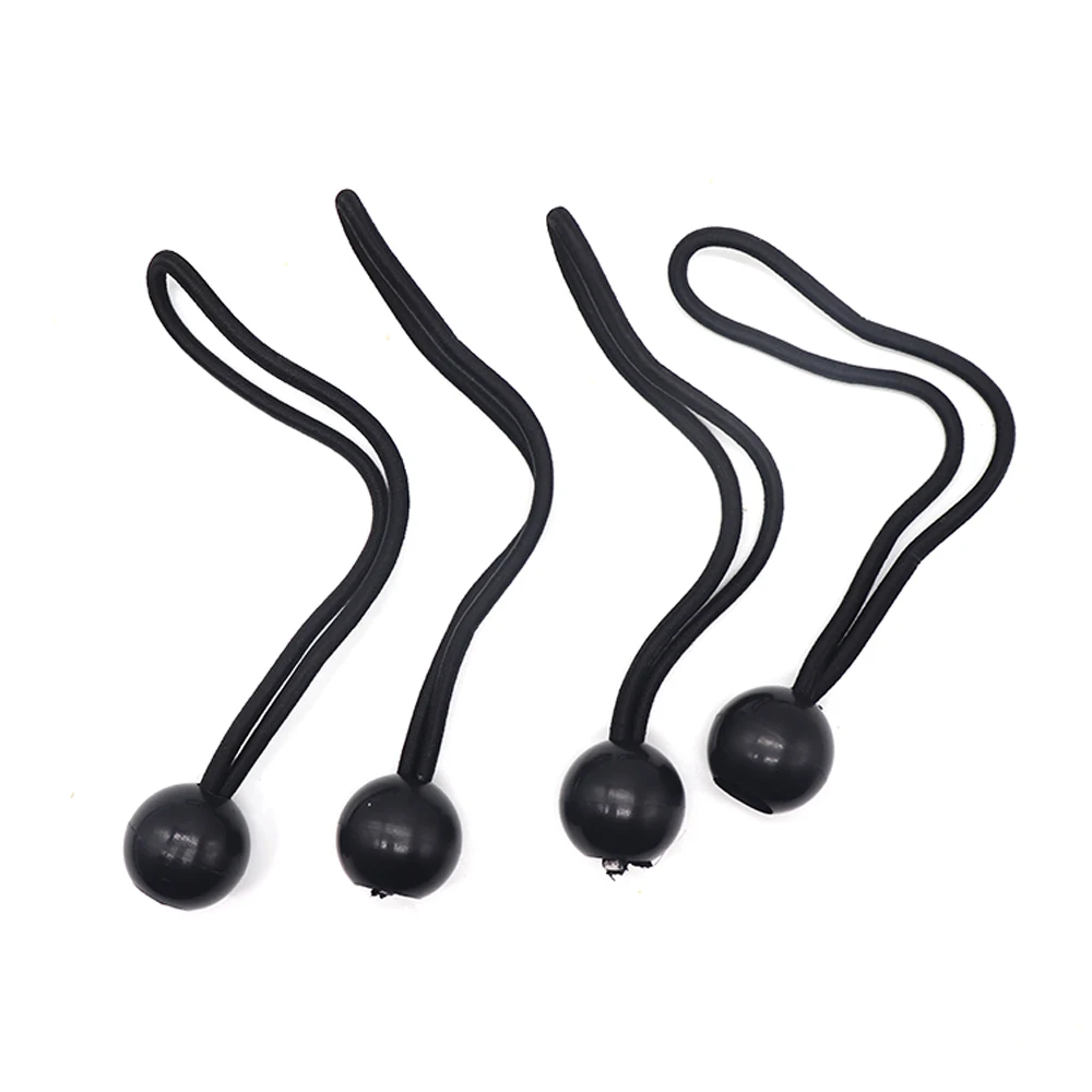 Durable Adjustable Bungee Cord Rope with Ball Ends - Made of High-Quality Latex for Securing Camping & Hiking Gear & Tarps