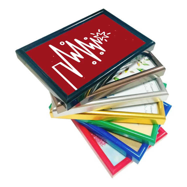 PVC Desk Wall albums accessories Decorations A4 5x7 6x8 8x10 11*14 inches Black White PVC picture plastic Photo Frame with mat