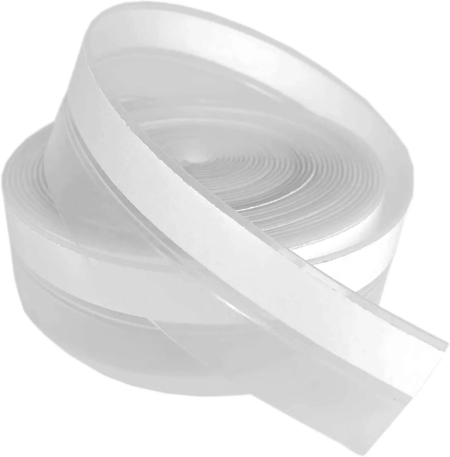 16 Feet Translucence 35mm Silicone Adhesive Weather Stripping Door Draft Stopper Seal Strip for Door & Window