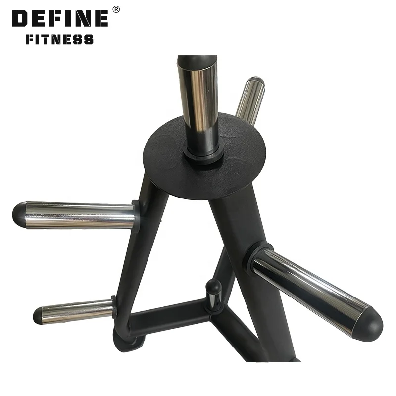 Define fitness Gym Equipment Barbell Vertical Weight Plate Tree Rack