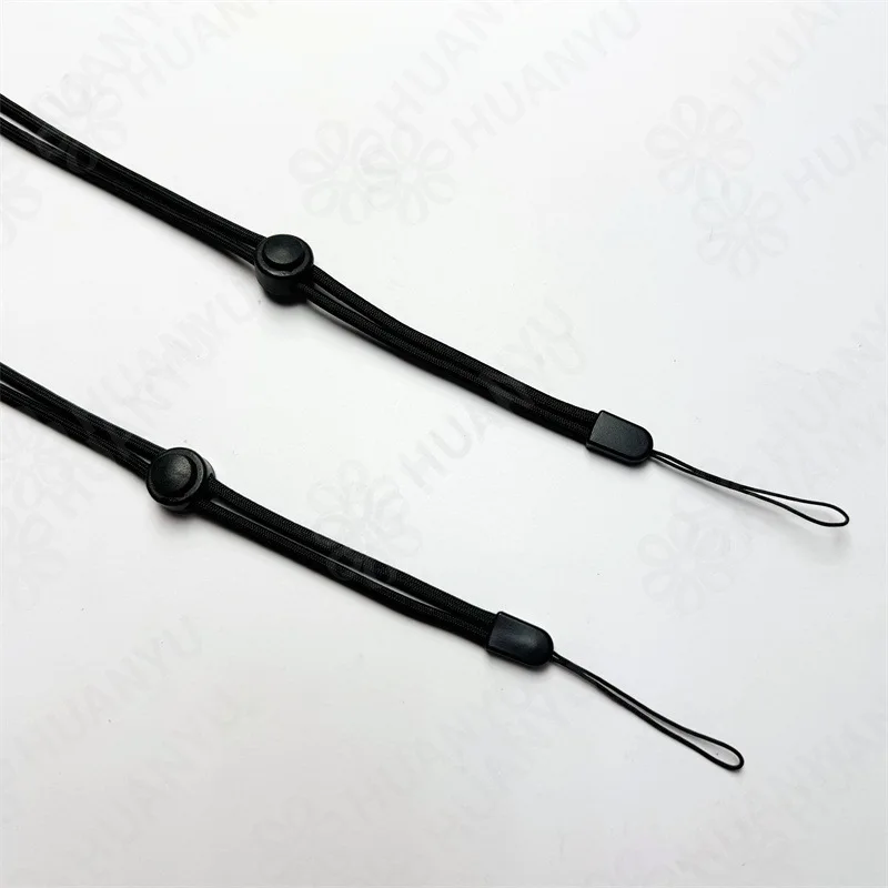 Custom high quality Wholesale Promotional universal adjustable cheap polyester woven round rope Personalized neck strap lanyards