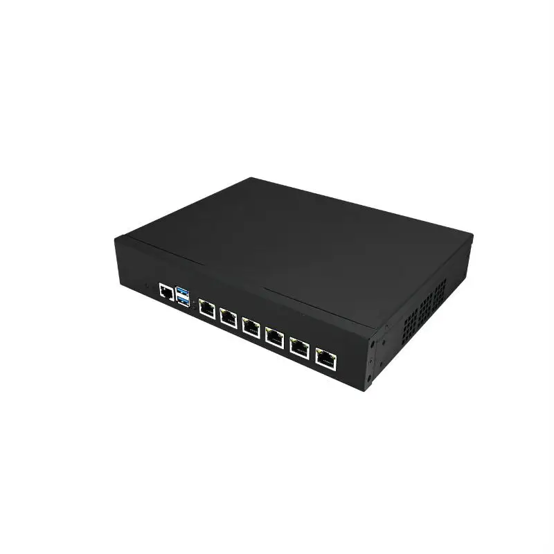 6Lans core I5-6200u  6*2.5G firewall barebone pc Core I5 6200U Pfsense  Firewall PC