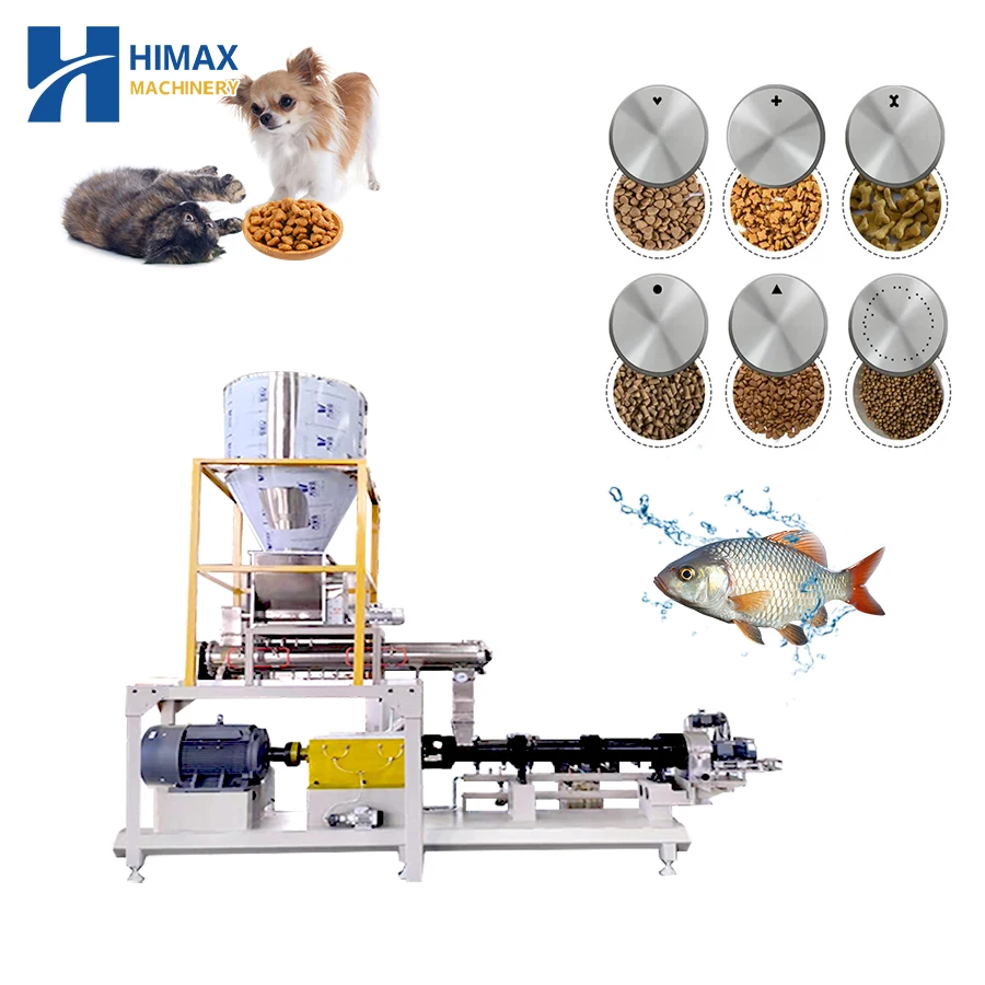 Industrial Fish Feed Extruder Manufacturing Machine Tilapia Fish Feed Extruder Processing Machine
