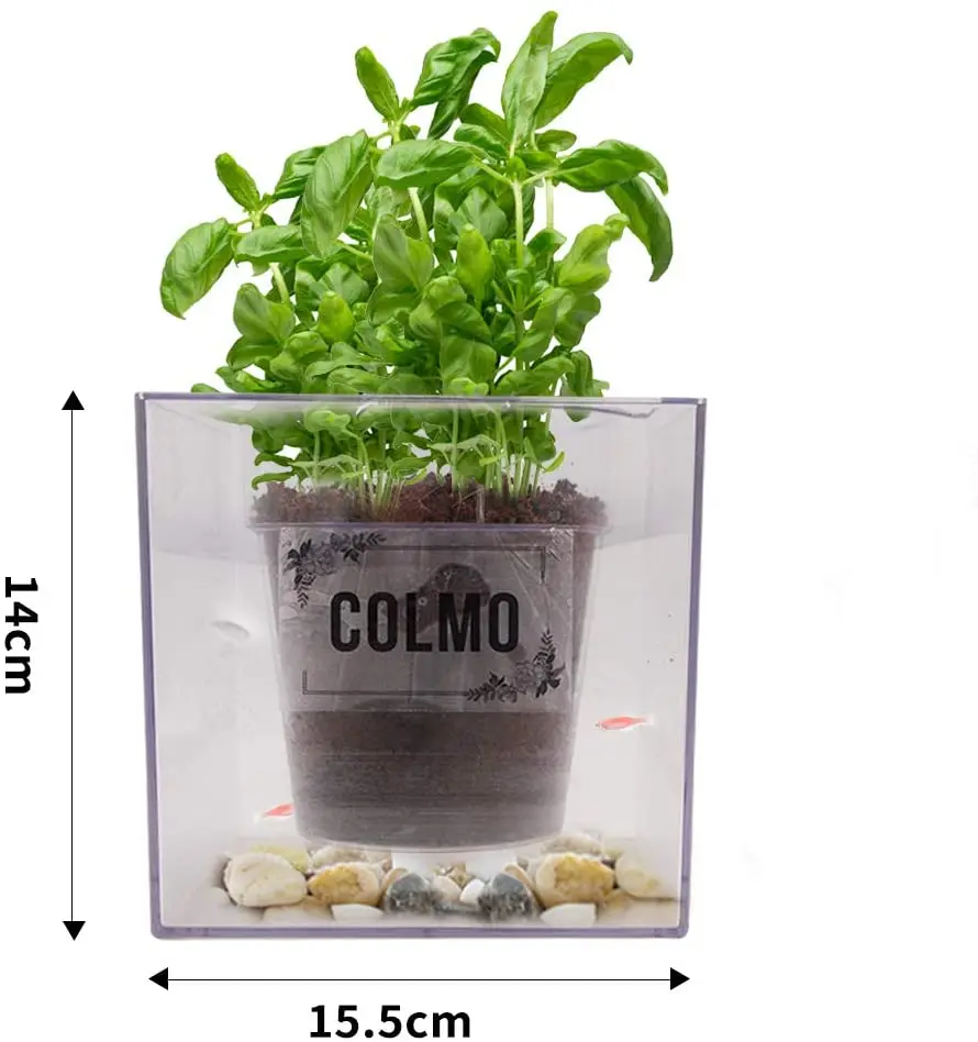 Aquaponic аквариум для посадки кастрюля рыбы набор почвы подходит мелкой