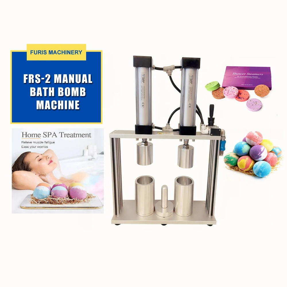 small bath bomb press make your own bath bomb at home desktop machine very easy to operate with two Alu molds
