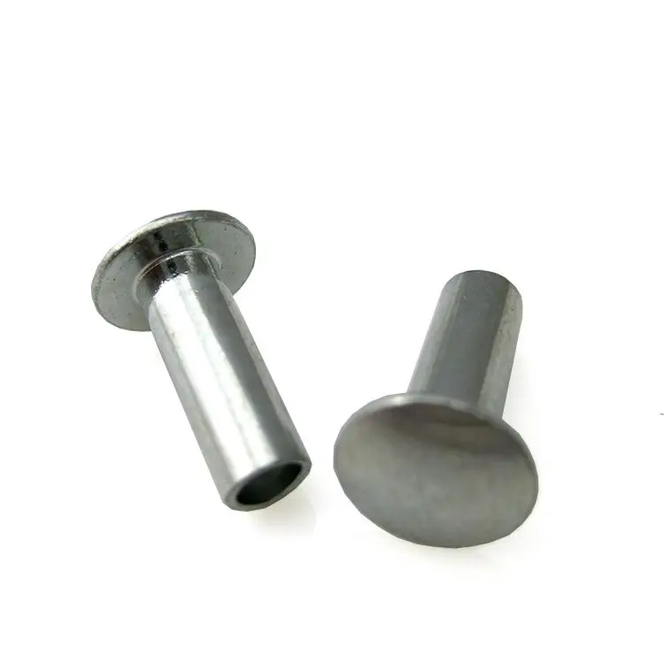 Custom Make 18-8 Flat Head Copper Semi Tubular Rivet