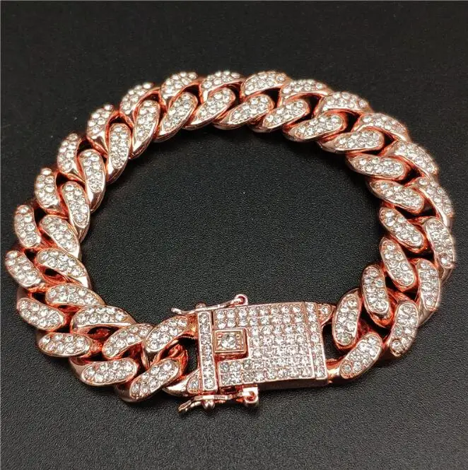 New Arrival 13mm Miami Cuban Link Bracelets For Men Fashion