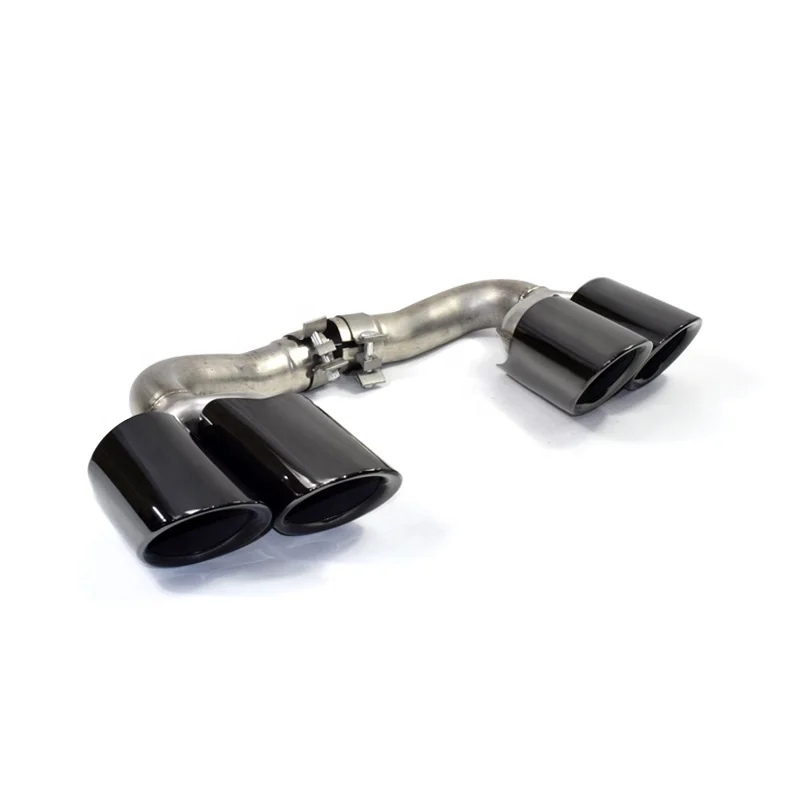 SYPES Stainless steel exhaust pipe muffler tail throat modified GTS18-20 car chassis model Cayenn 9Y0 original four-point tip