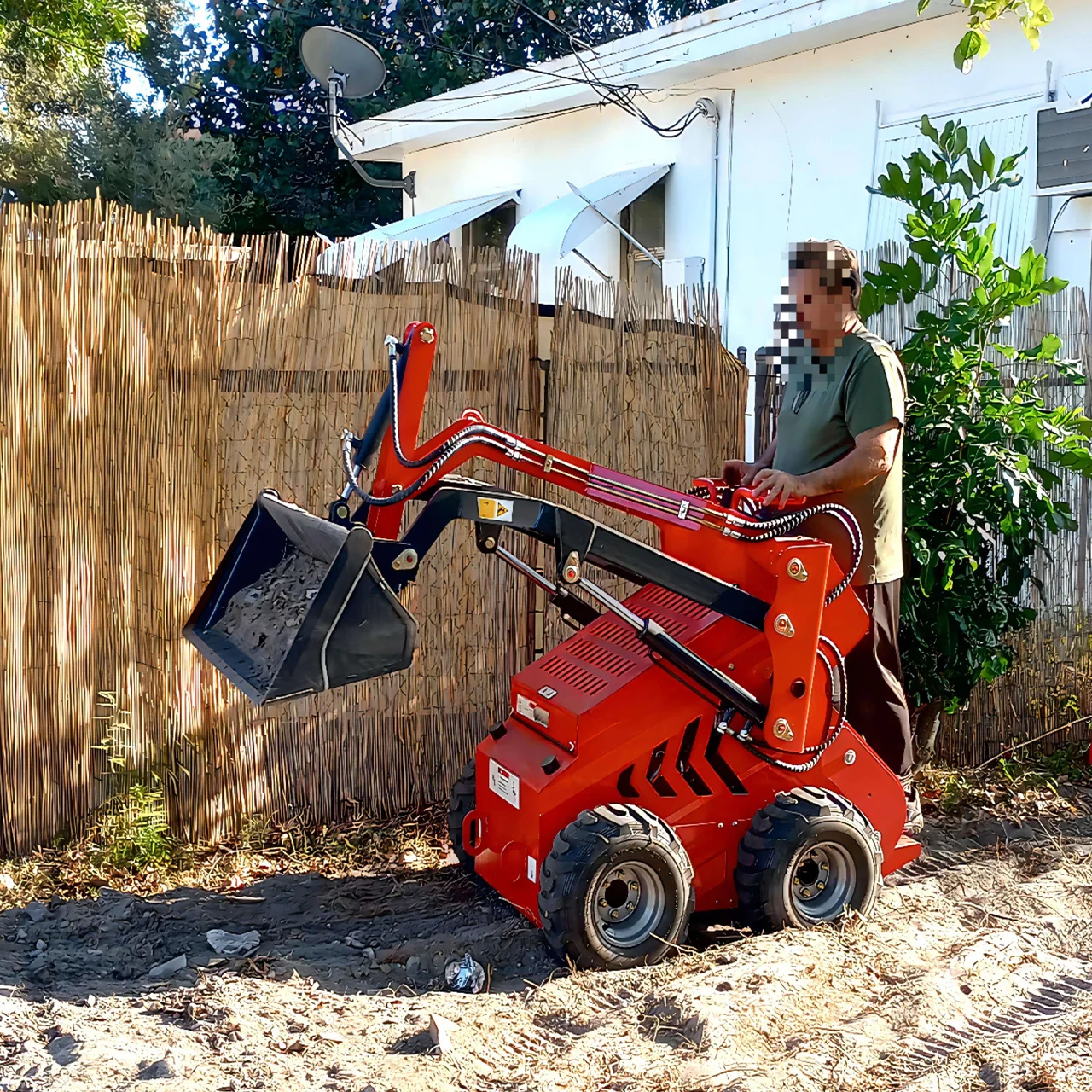 Fast Shipping EPA engine mini skid steer track loader hot sale mini skid steer loader for sale price cheap