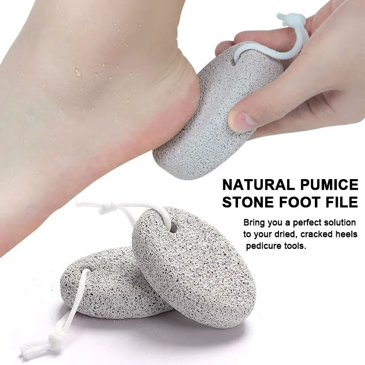 Factory Lava Pumice Stone Foot File Callus Remover Pedicure Manicure Foot Care Clean Tool For Dead Skin