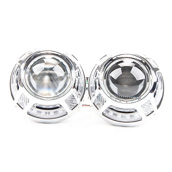 
bixenon projector lens shrouds mask cover for Panamera with angel eyes LED halo ring 