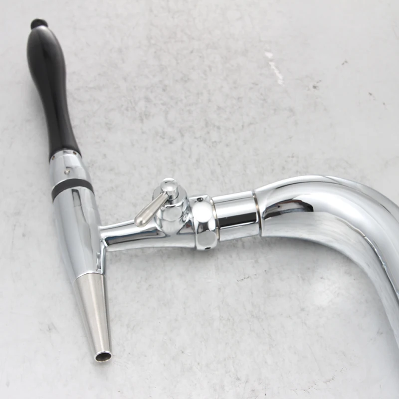 Single hole draft beer tower with stout tap for craft beer and  nitro cold brew coffee