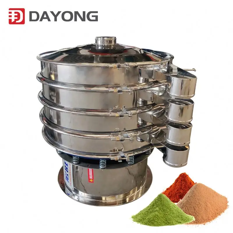 Factory Screening Circular Sieve Shaker Sand Gravel Separator Machine Flour Powder Vibrating Screen