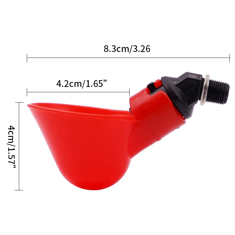 Hot Sale Plastic Bird Water Drinker Automatic Bird Quail Pigeon Drinking Water Cup Chicken Water Drinker for Sale