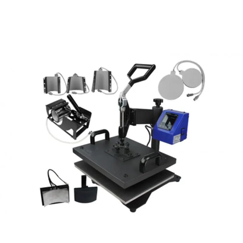 High Quality Cheap Price Popular Sell Customized Design Heat Press Sublimation Combo 8 in 1 Heat Transfer Machine