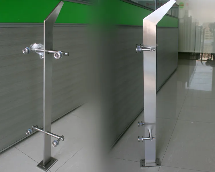 Custom Railing Stainless Steel Handrail Stainless Steel plate Railing Balustrade Post