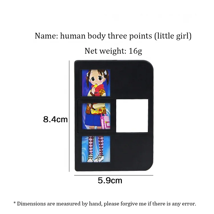 2024GUDA  wholesale new Cut the body into three parts small people restore little person tricks props toys