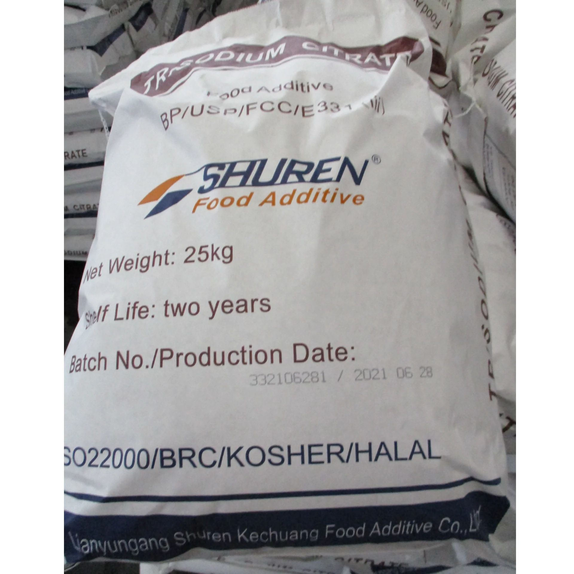 2021 Manufacturer High Quality Food Grade Tri Sodium Citrate / Trisodium Citrate