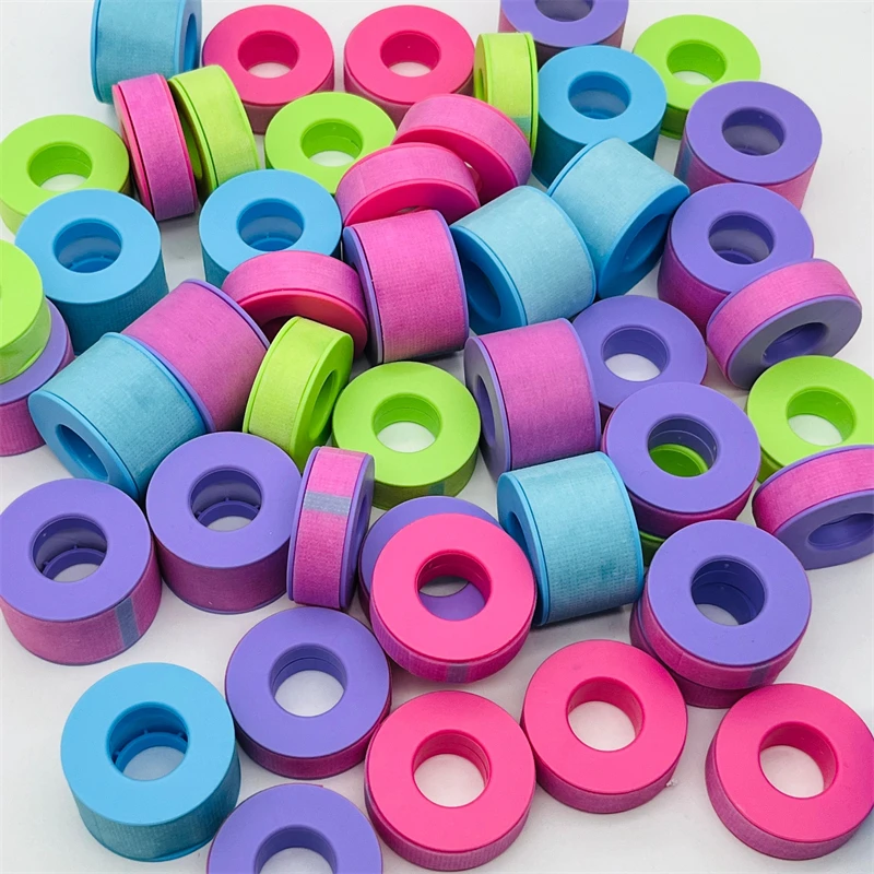 Disposable Breathable Blue Pink eyelash tape for eyelashes Sensitive skin Gel Tape eyelash extension silicone lash tape