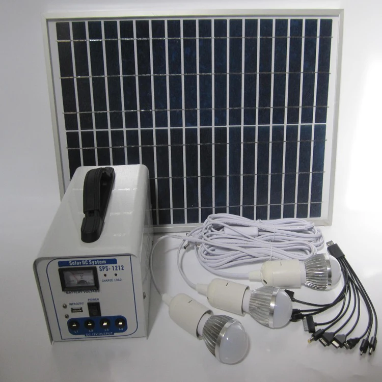solar lighting system with deep cycle battery 12v12ah with 3 years warranty