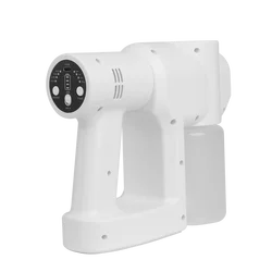 2021 portable nano atomizer air spray guns 300ml Nano blue light atomizer alcohol water spray gun