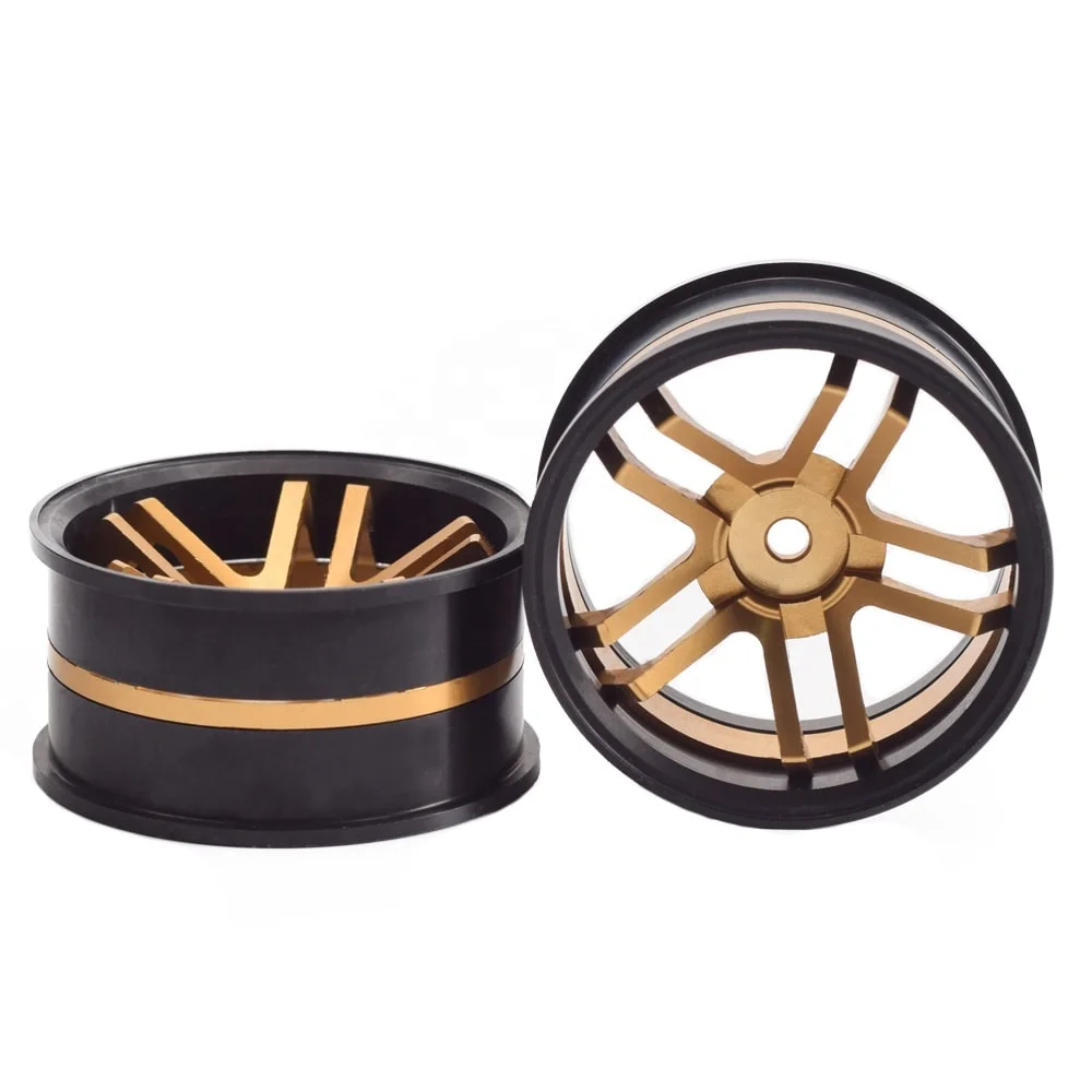 1PCS 5 Spoke Aluminum Wheel Rim Hub Dual Offset For 1/10 Drift RC Sakura D4/D3