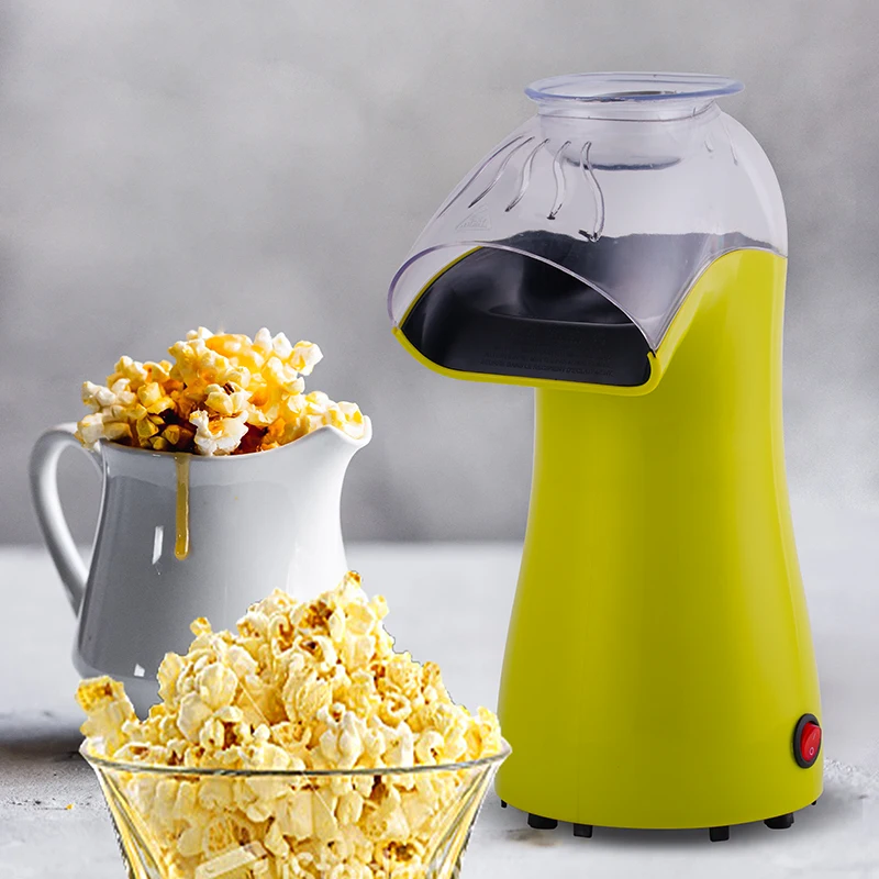New Household Mini Homemade Automatic 1200w Fast Hot Air Popcorn Maker Popcorn Machine